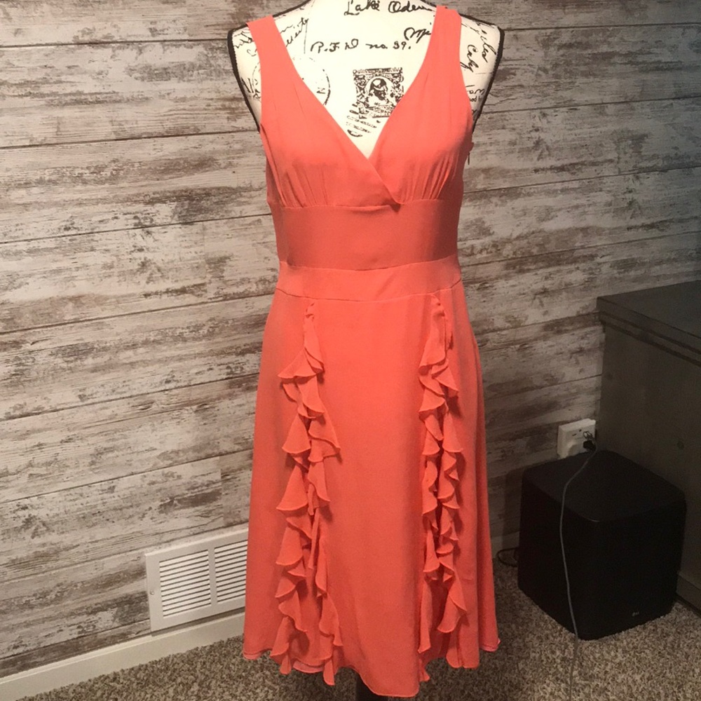 Elegant coral dress
